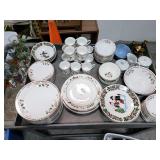 Huge lot of Christmas china