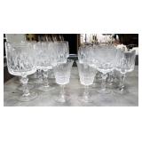 Large stemware lot