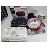 Lot of wilton pans and foodsaver