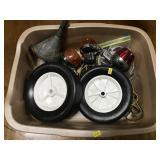 Wagon wheels, chrome lights and assorted