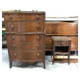 Vintage Huntley wood furniture set