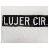 Vintage street sign