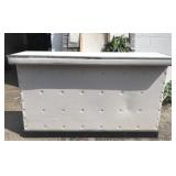 Large Mid Century white bar