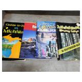 Large vintage road maps