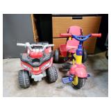 2 childrens ride ons