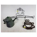 Metal coffee decor