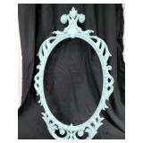 Blue ornate frame