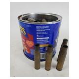 Can of empty shot gun shells