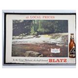 Vintage Blatz beer sign