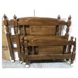 Pair of single size bed frames