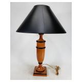 Wood base lamp