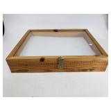 Glass top display case