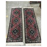 Hallway runner rug pair