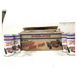 Lots of unopened Purolator cans w/ original box