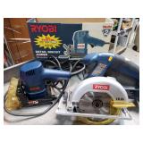 Ryobi detail biscuit joiner and saw