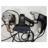 Sander, buffer and drill