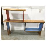 Painted shelf set