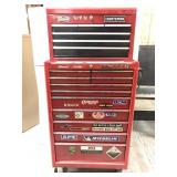 Craftsman two piece rolling tool chest w/ tools