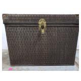 Large woven chest