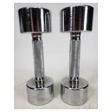 Set of 2 8lb york dumbells