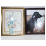 Pair of framed wall art