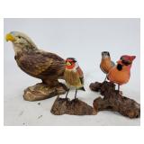 Eagle planter and bird art