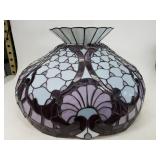 Large stain glass chandelier