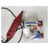 Dremel tool with attachments
