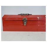 Vintage metal tool box