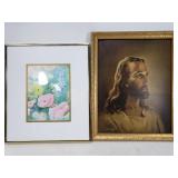 Framed art pair