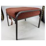 Metal frame stool with cushion