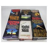 Large lot of Stephan King books