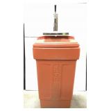 Custom built kegerator in rolling can