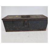 Old metal tool box
