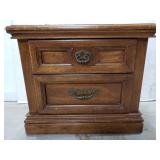 Dark wood night stand or side table