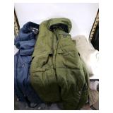 Heavy mens snow suits and pants
