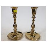 Pair of Baldwin candlestick holders