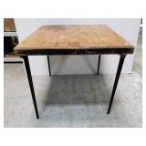 Vintage wood folding table