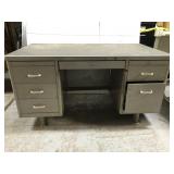 Vintage industrial tanker desk