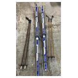 Skilom XCL168 skis w/ bamboo poles