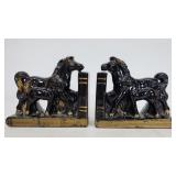 Vintage horse bookends