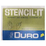 Vintage stencil it set