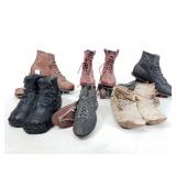 Vintage shoe statues