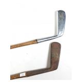 Vintage wood shaft golf clubs