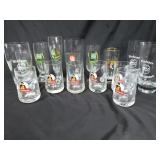 Large beer glass lot