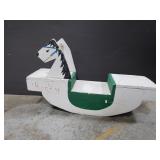 Vintage wood rocking toy