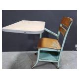 Small vintage school desk