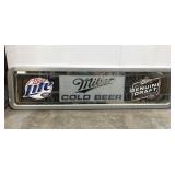 Miller beer mirror sign