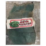 Vintage cabbage sack advertising