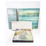 Inspirational canvas art